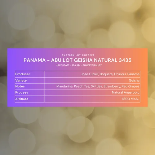 Panama - Abu Lot Geisha Natural 3435