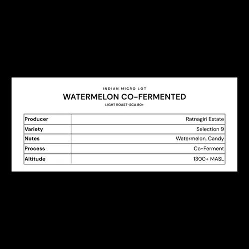 Watermelon Co-Ferment