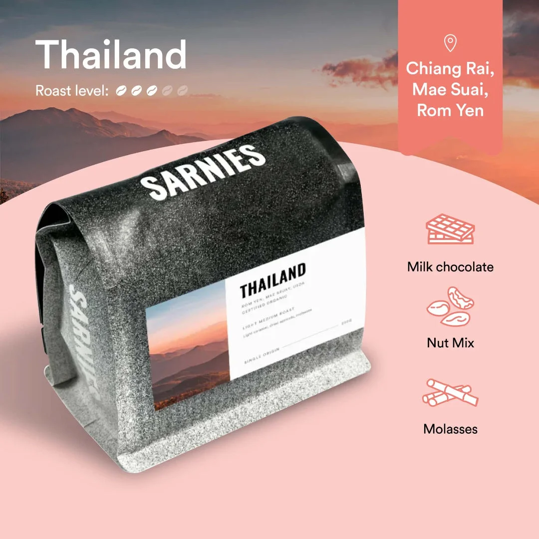 Thailand, Chiang Rai, Mae Suai, Rom Yen - Sarnies (Single Origin)