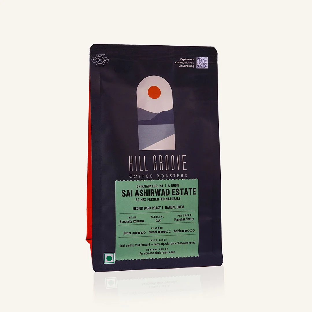 Sai Ashirwad Estate 84 Hrs Fermented Naturals (Fine Robusta)